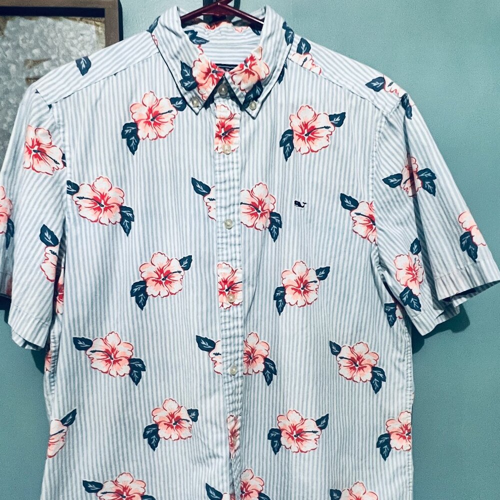 Vineyard Vines Mens slim fit whale SS, L